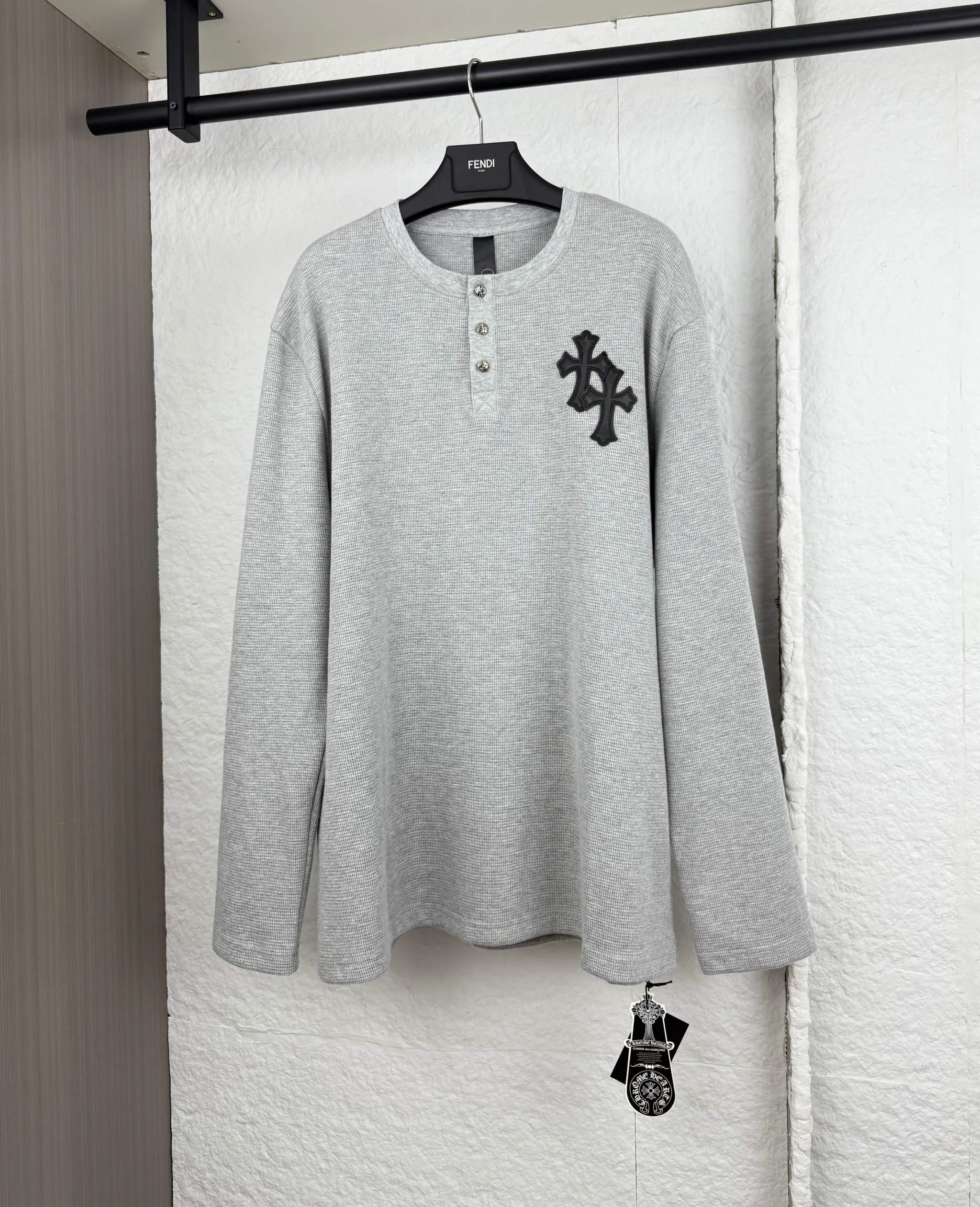 P400 Chrome Hearts Chrome Hearts Waffle Sweatshirt S/M/L